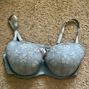 Victoria Secret Dream Angels Blue Floral Bra